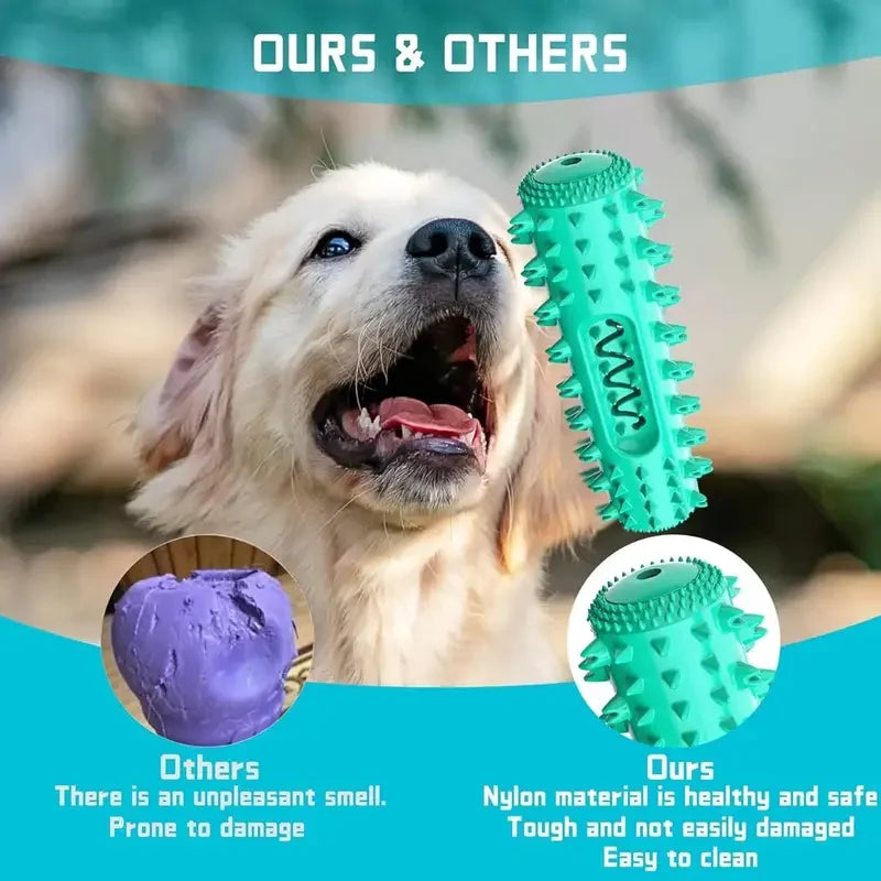 Durable Vet-Approved Dental Stick with Milk Flavor & Squeak