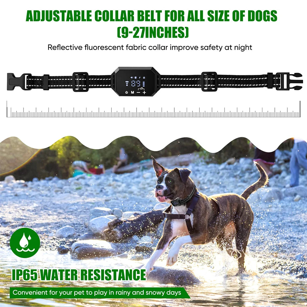 Wireless GPS Dog Fence Collar Rechargeable