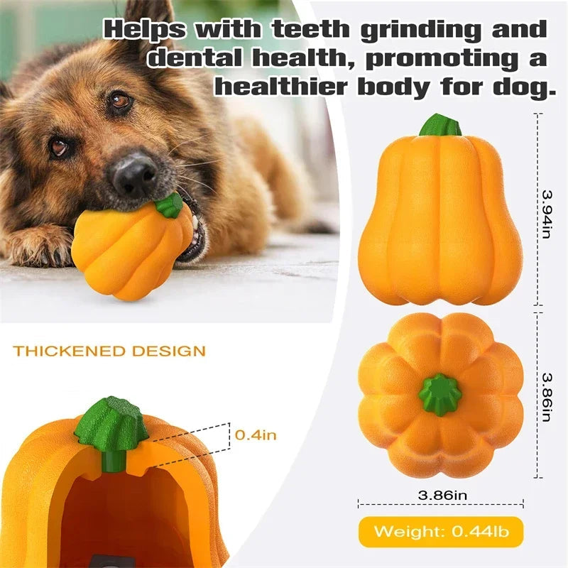 Halloween Dog Toy – Big Pumpkin Squeaky Chew Toy