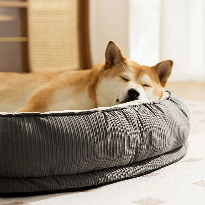 Washable Orthopedic Memory Foam Velvet Dog Bed Small Medium