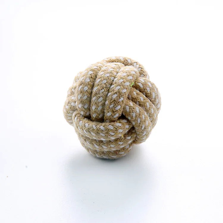 Mini Cotton Bite-resistant Rope Chew Toy for Dogs