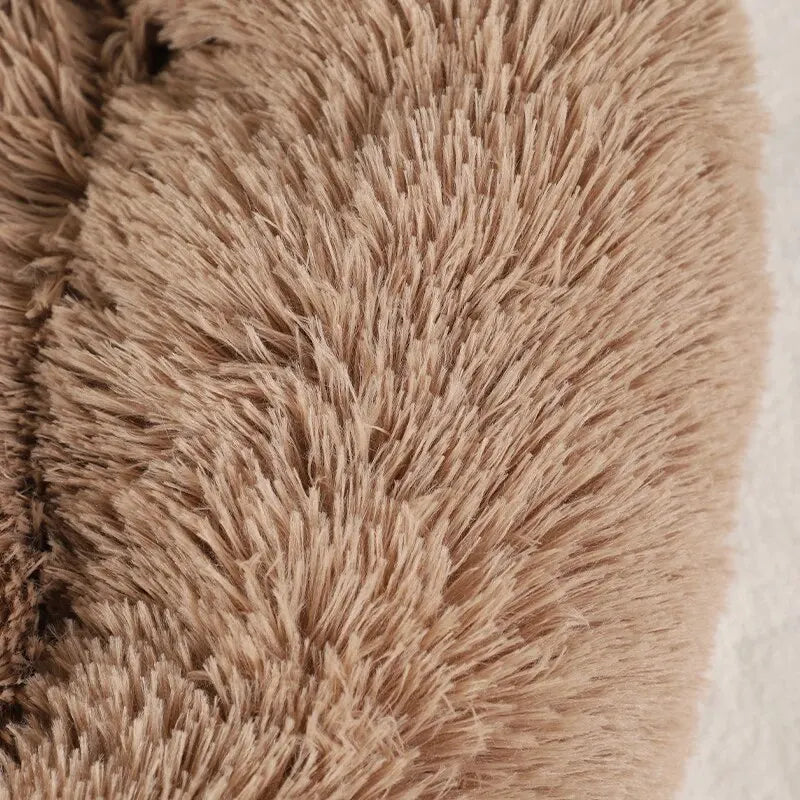 Raised Edge Dog Bed With Neck Support