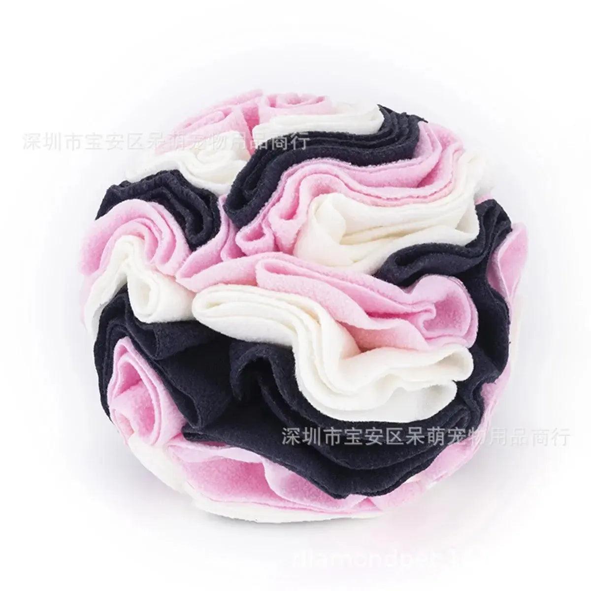 Sniffing Ball Puzzle Feeder for Dogs – Interactive Snuffle Toy