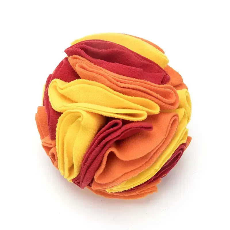 Sniffing Ball Puzzle Feeder for Dogs – Interactive Snuffle Toy