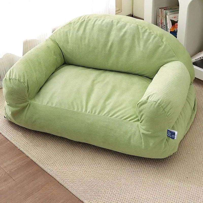 Sofa-Style Dog Bed with Raised Sides