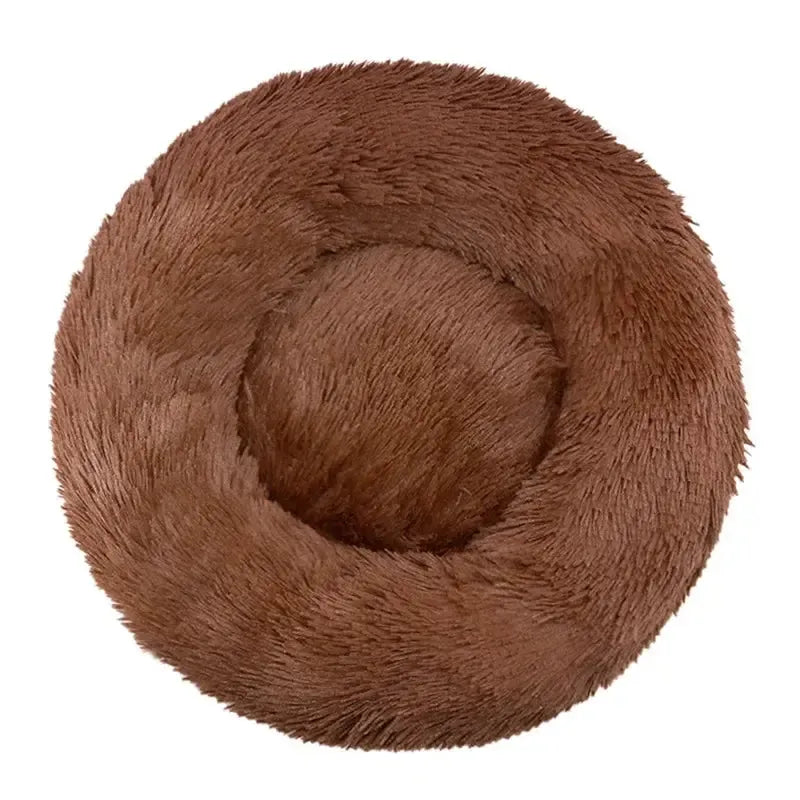 Soft Donut Dog Bed With Waterproof Non-Slip Base