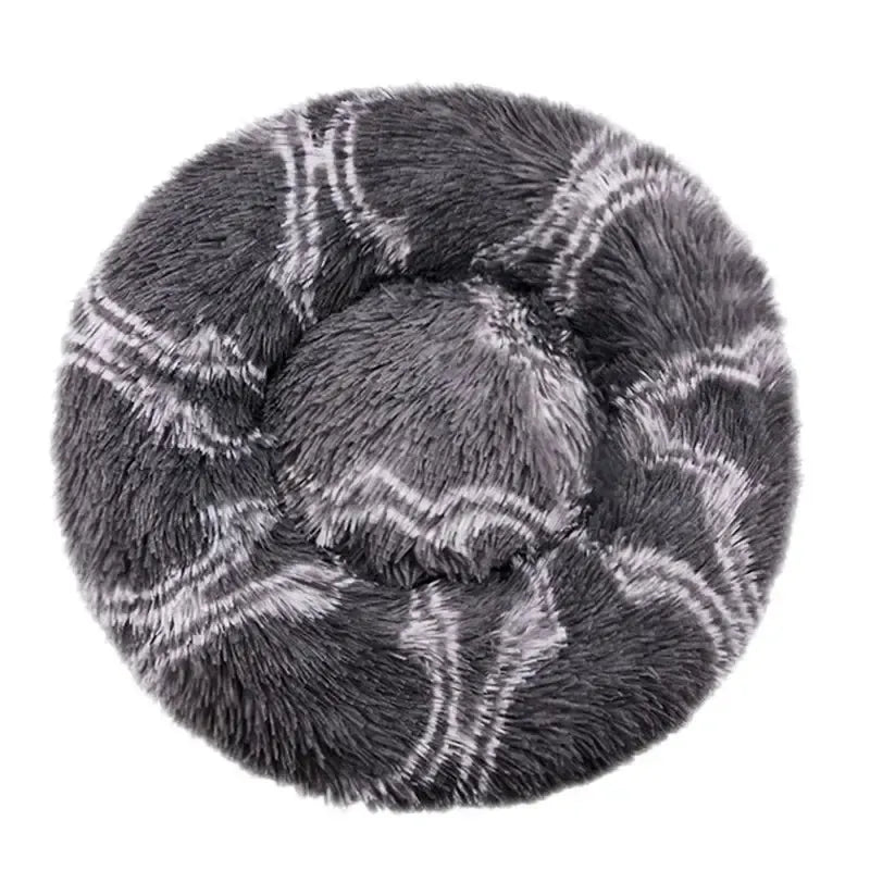 Soft Donut Dog Bed With Waterproof Non-Slip Base