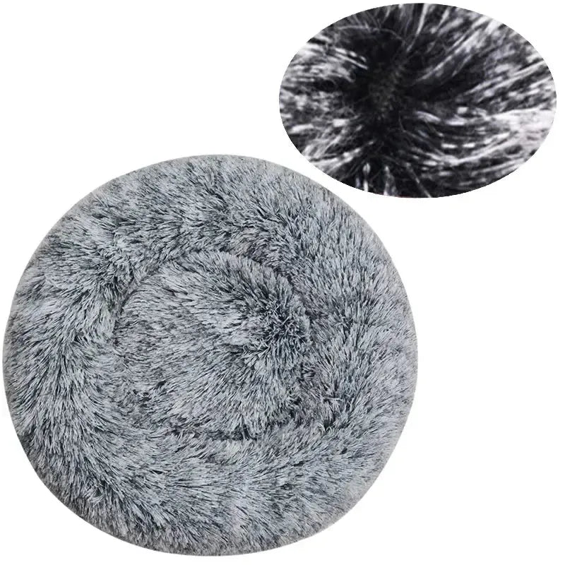 Soft Donut Dog Bed With Waterproof Non-Slip Base