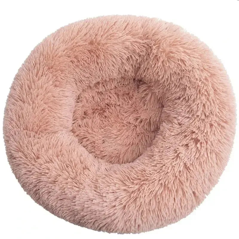 Soft Donut Dog Bed With Waterproof Non-Slip Base