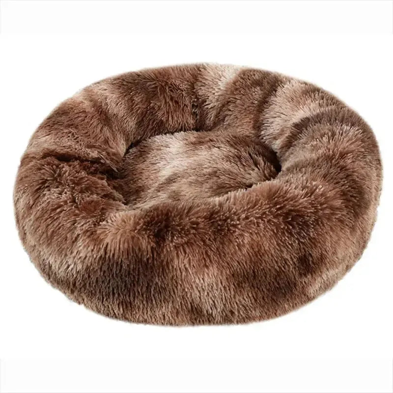 Soft Donut Dog Bed With Waterproof Non-Slip Base
