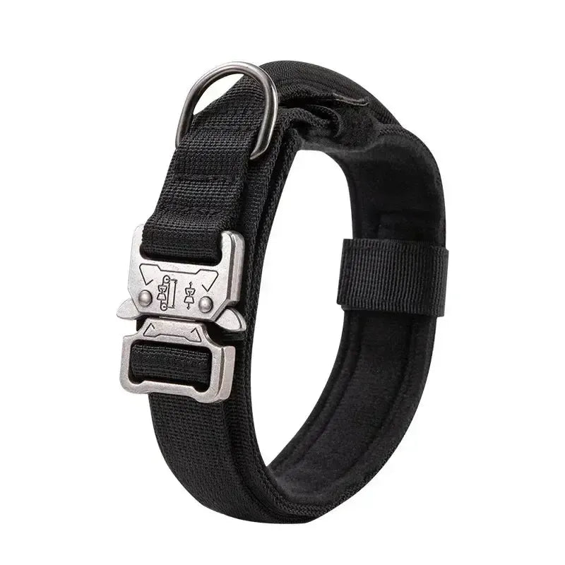 Tactical Dog Collar with Handle for Large Dogs