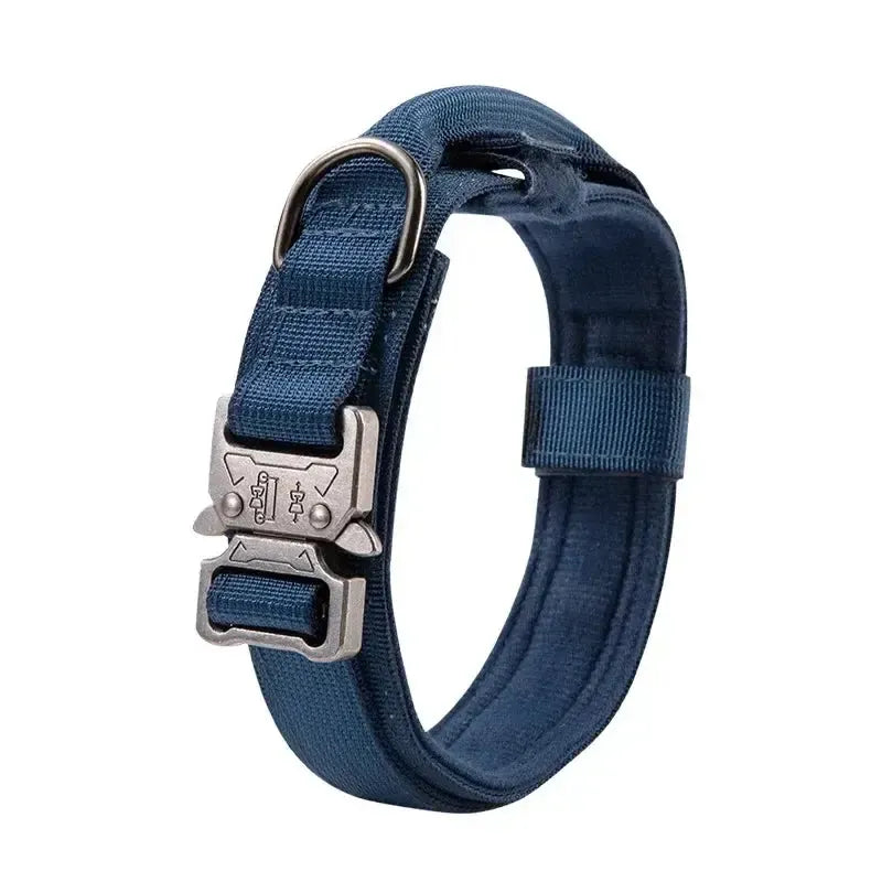 Tactical Dog Collar with Handle for Large Dogs