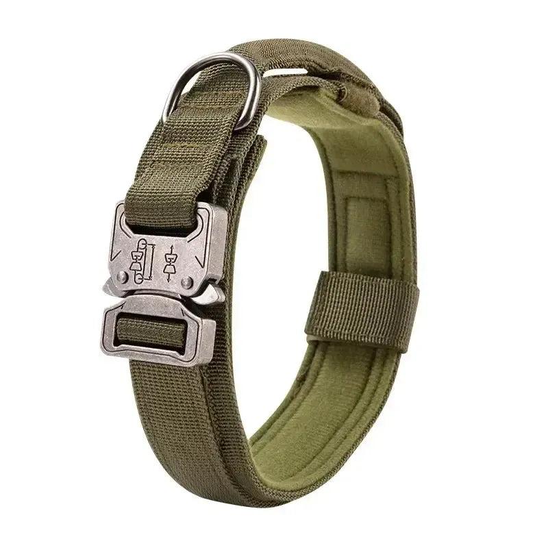 Tactical Dog Collar with Handle for Large Dogs
