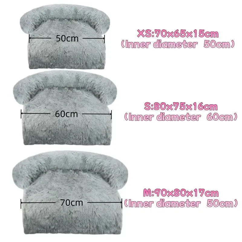 Warm Washable Dog Blanket Bed for Floors and Sofas