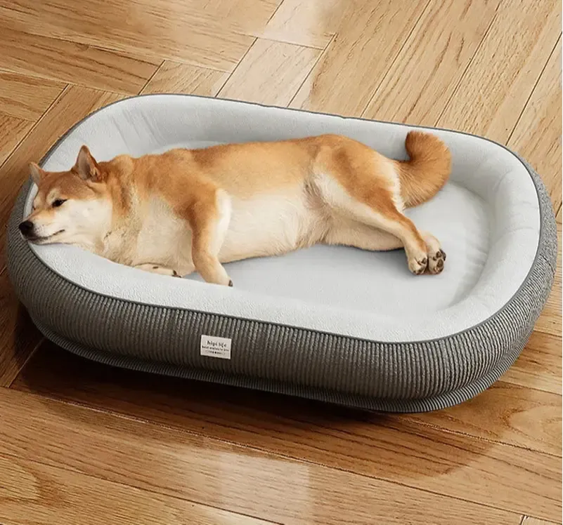 Washable Orthopedic Memory Foam Velvet Dog Bed Small Medium