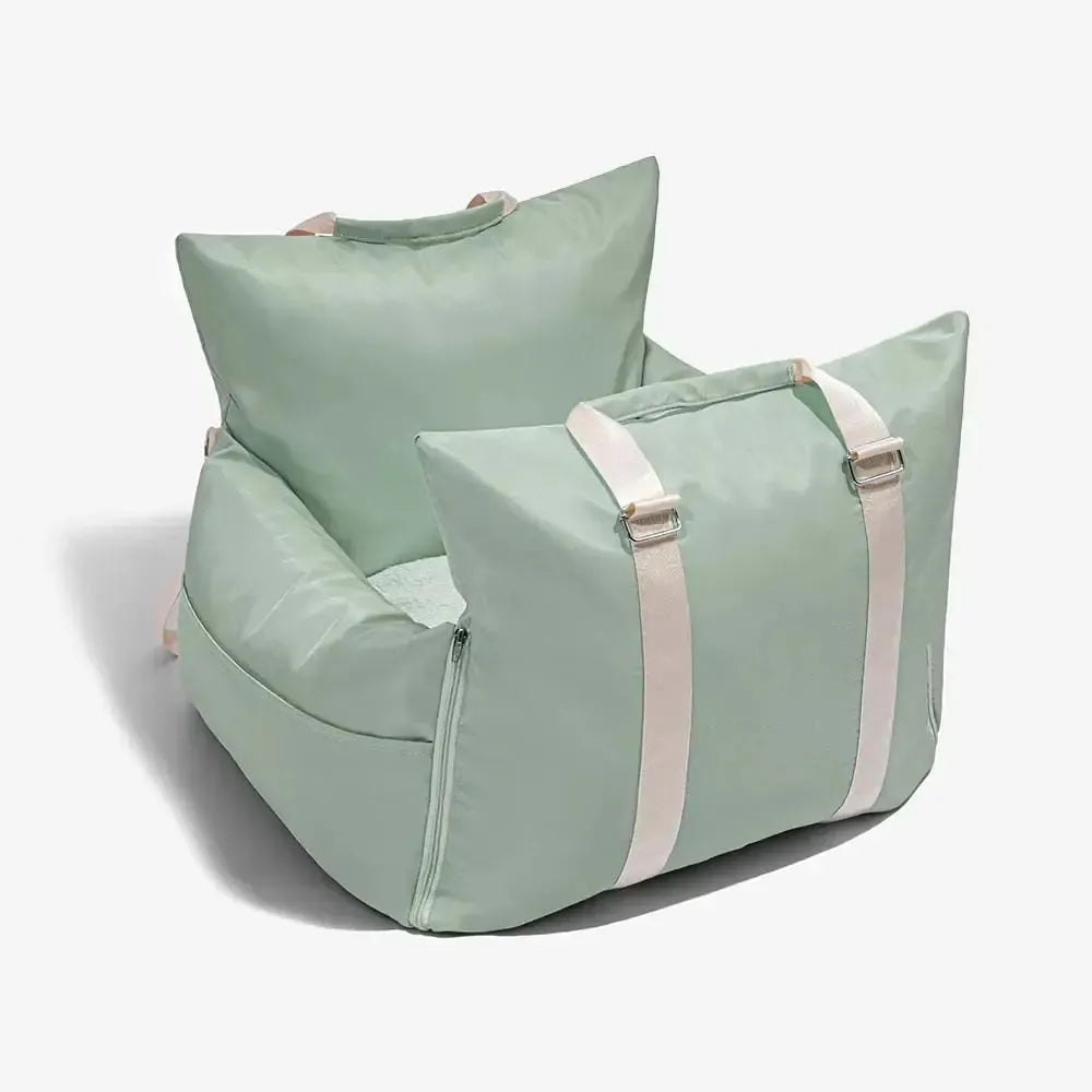 Waterproof Dog Car Seat Bed With Removable Washable Cover