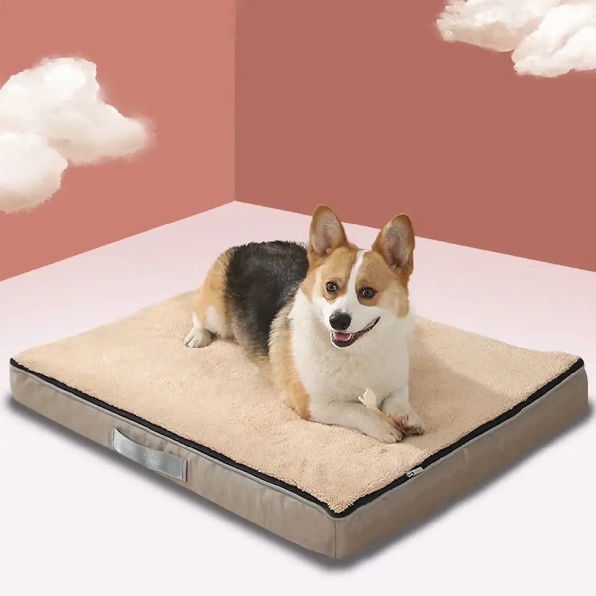 Waterproof Orthopedic Dog Bed Washable Fleece Portable