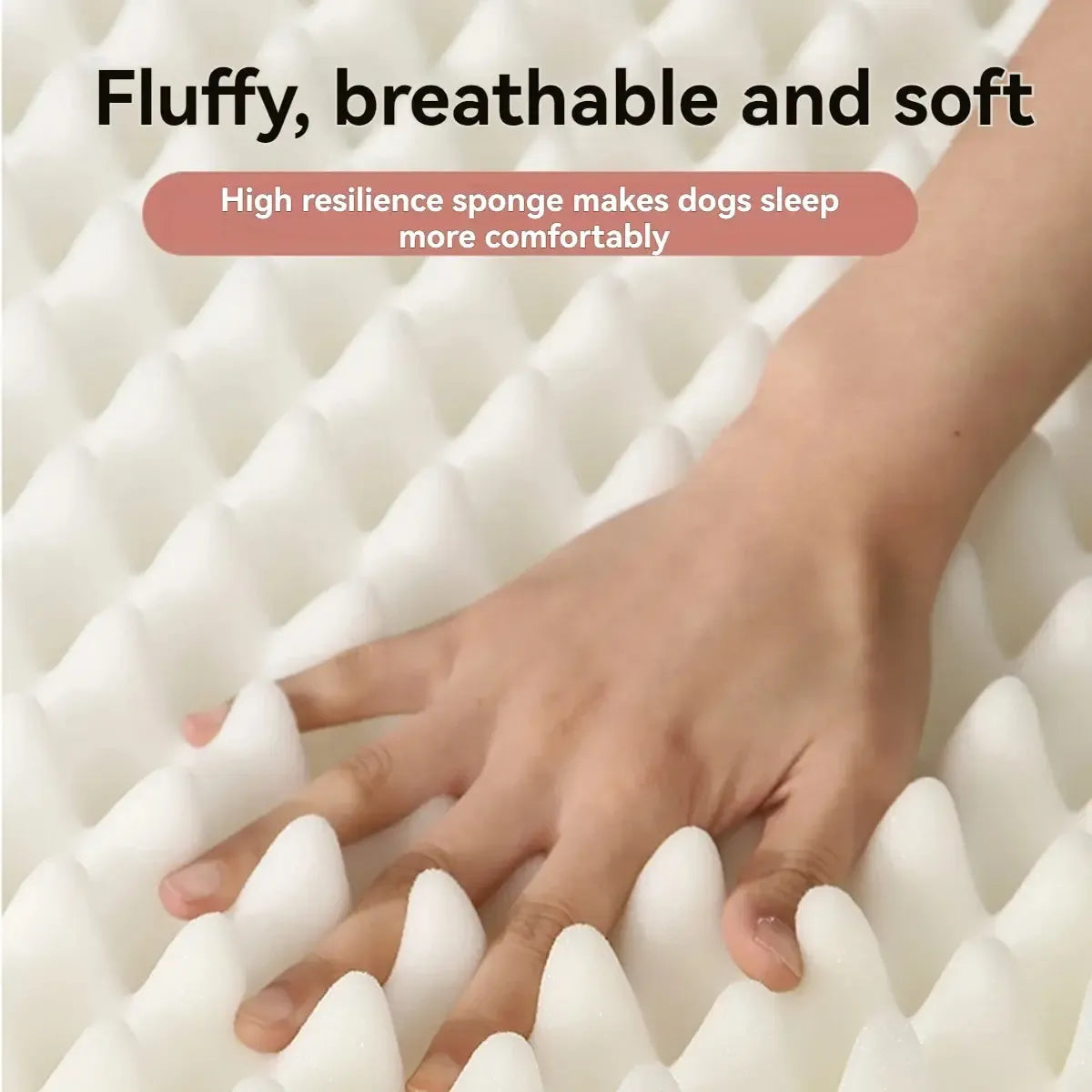 Waterproof Orthopedic Dog Bed Washable Fleece Portable