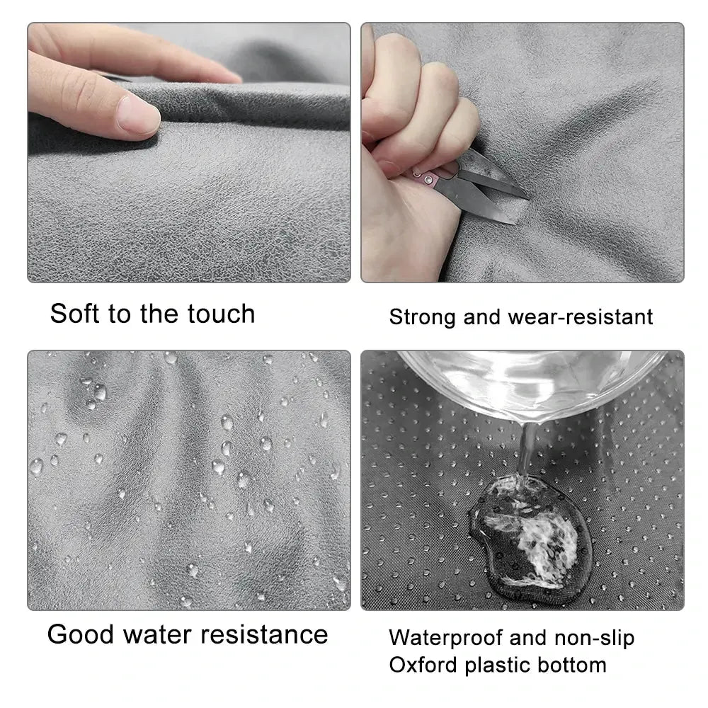 Waterproof Washable Orthopedic Dog Sofa Bed With Bolsters