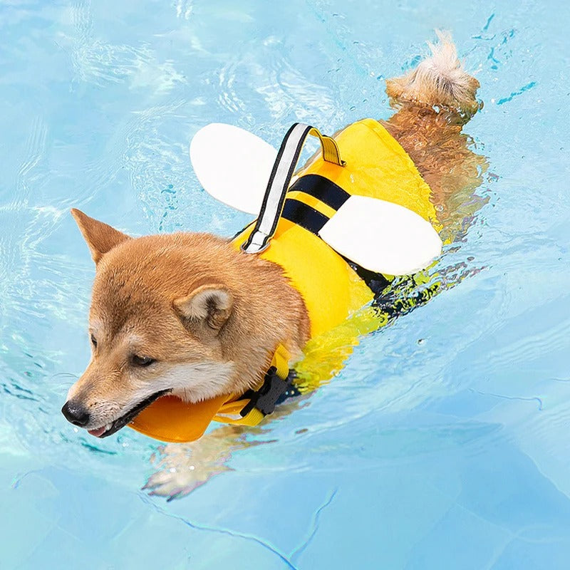 Summer Bee Design Dog Life Jacket