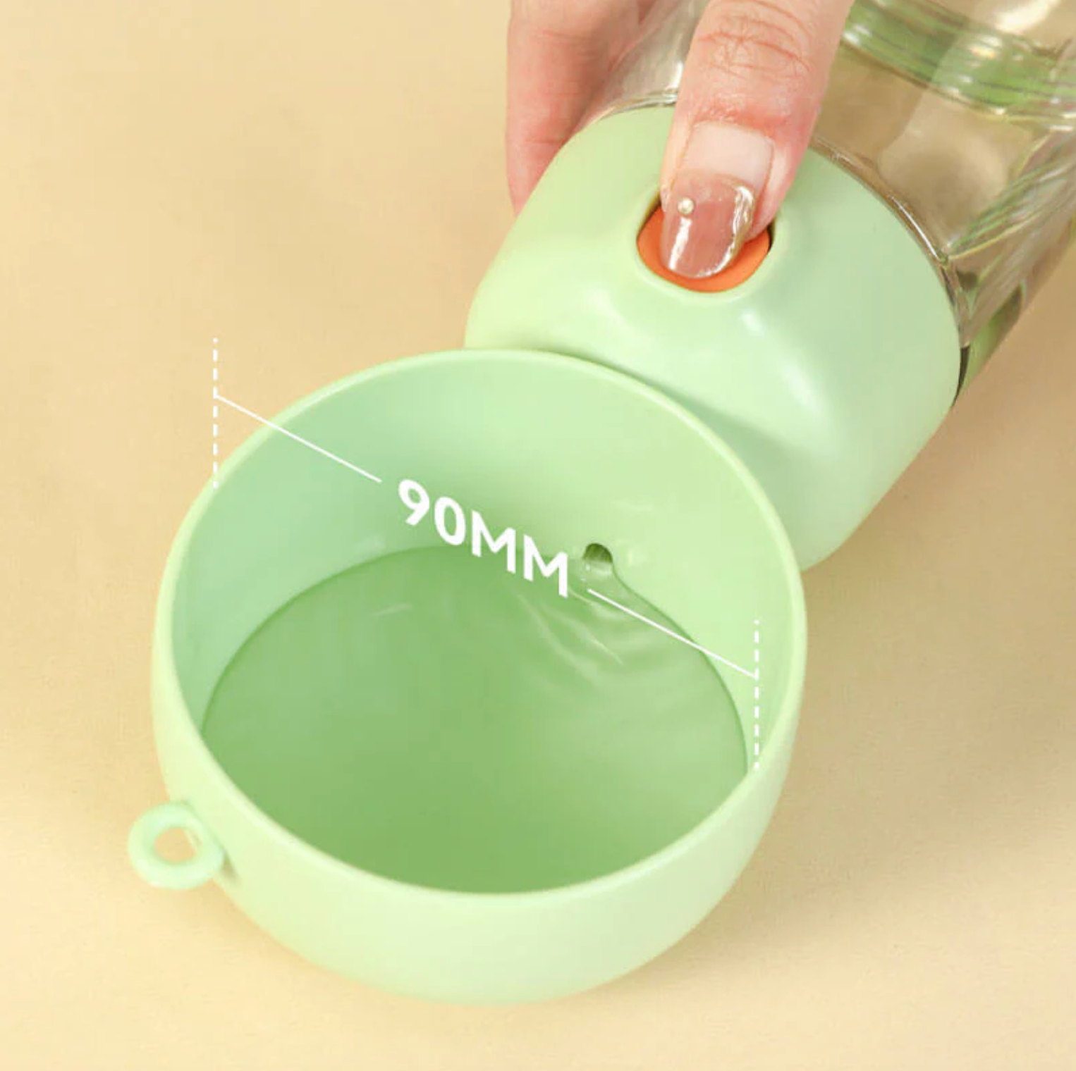 2 in 1 Portable Outdoor Dog Water Bottle