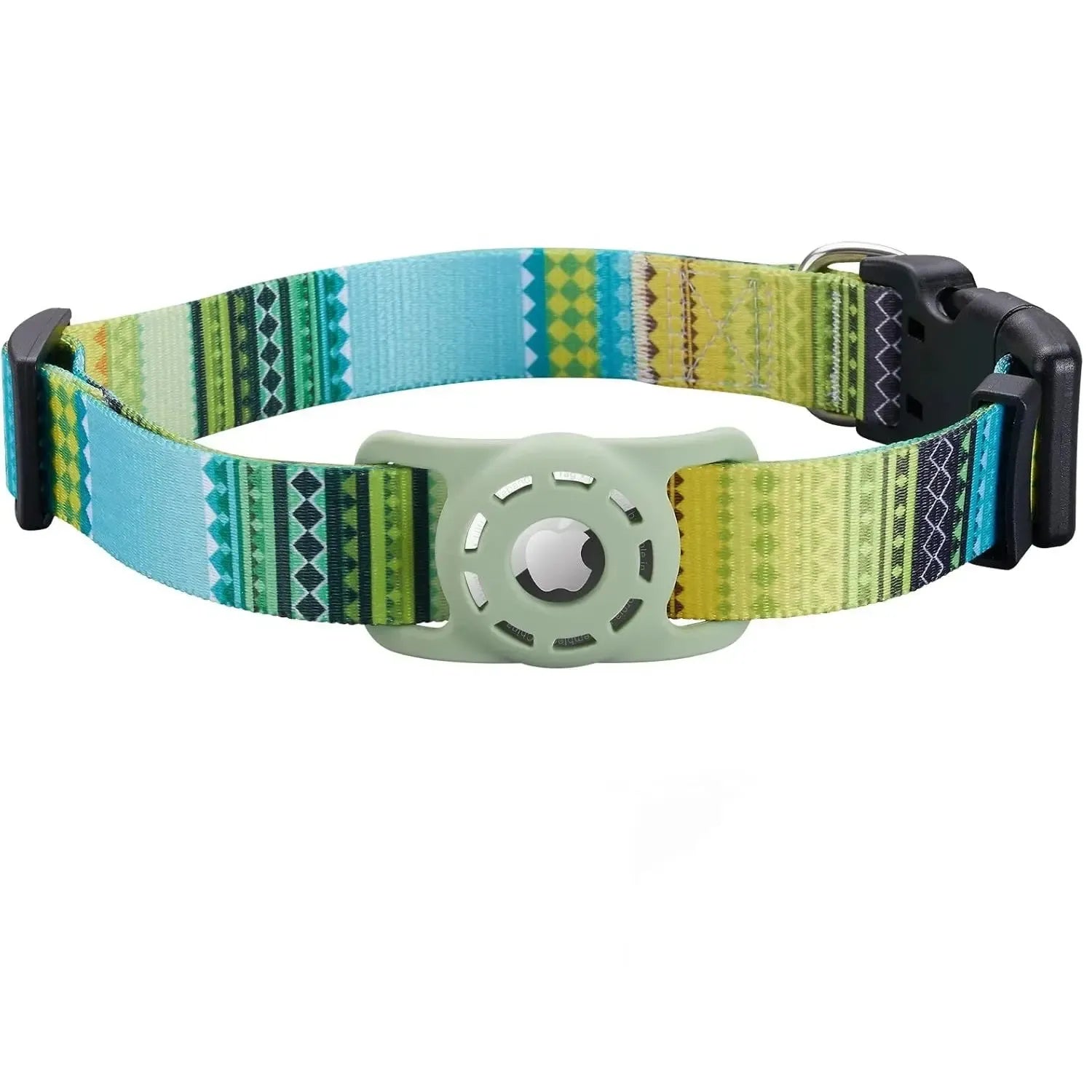 Air Tag Dog Collar with Secure Reflective Holder