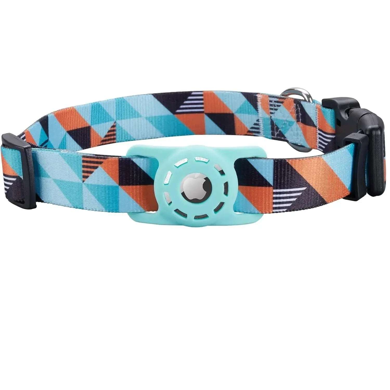 Air Tag Dog Collar with Secure Reflective Holder