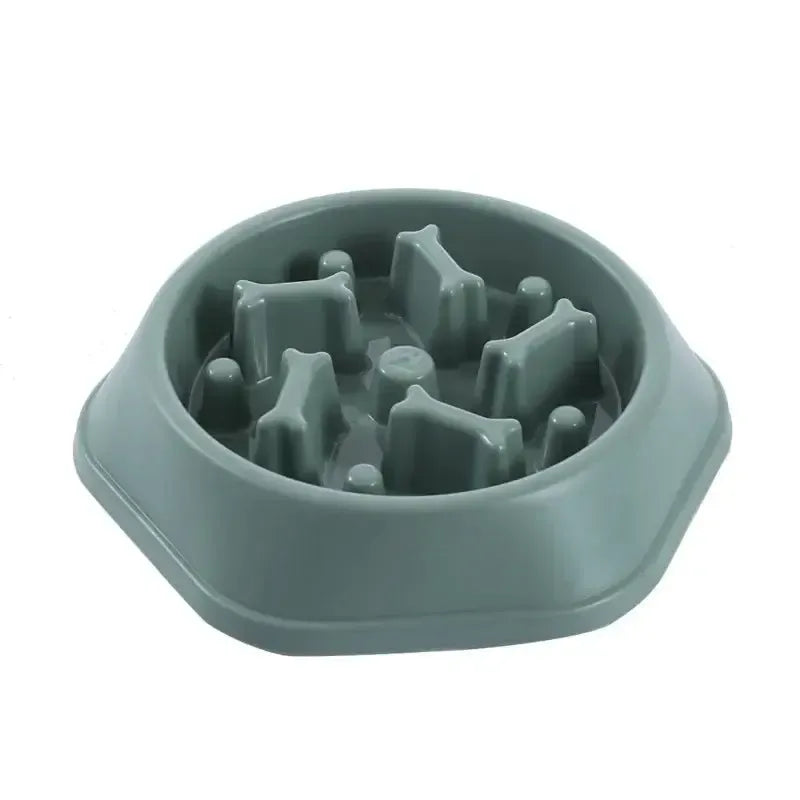 Anti-Gulp Slow Feeder Dog Bowl