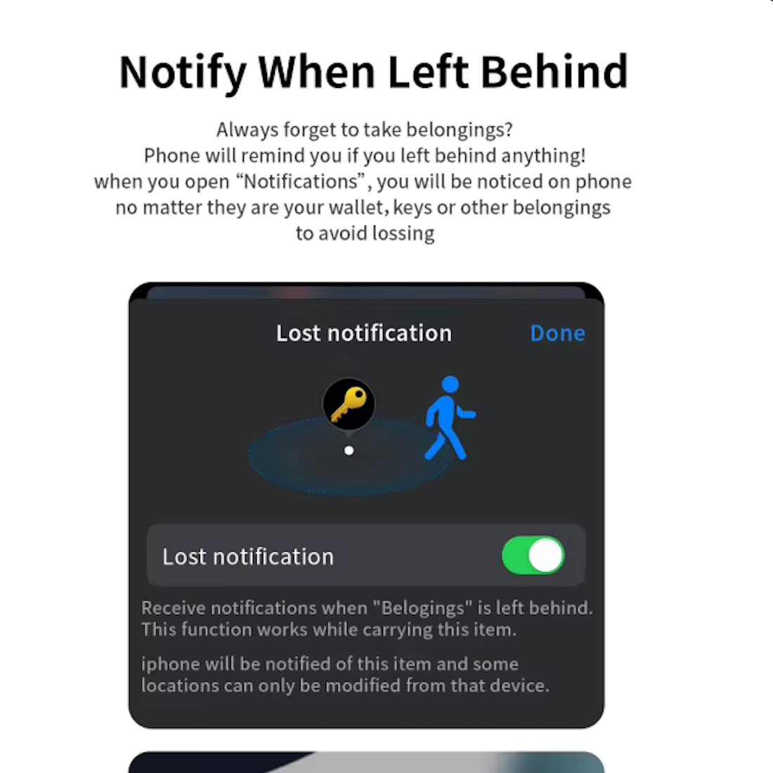 Bluetooth GPS Tracker IPX5 for AirTag Dog Collars iOS