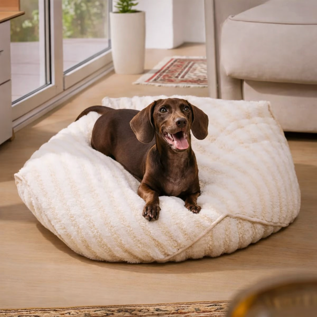 Calming Cloud Bean Bag Dog Bed