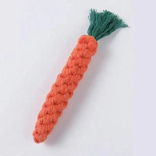 Carrot Rope Chew Toy for Dogs