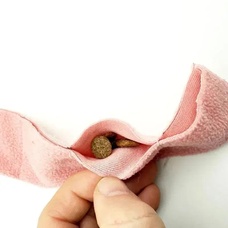 Cute Interactive Plush Puzzle Feeder Toy