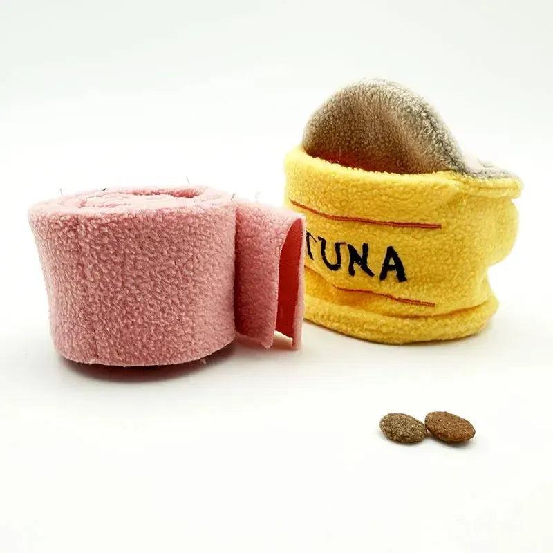 Cute Interactive Plush Puzzle Feeder Toy