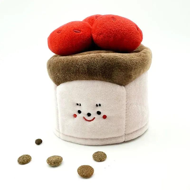 Cute Interactive Plush Puzzle Feeder Toy