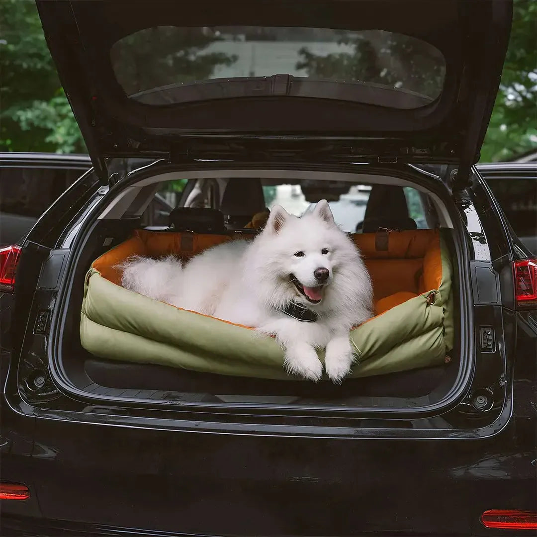 Dog Car Seat Bed – Orthopedic Booster for Joint Support