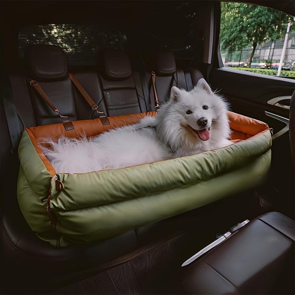 Dog Car Seat Bed – Orthopedic Booster for Joint Support