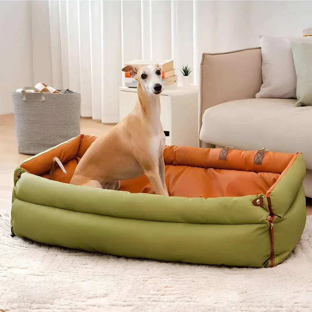 Dog Car Seat Bed – Orthopedic Booster for Joint Support