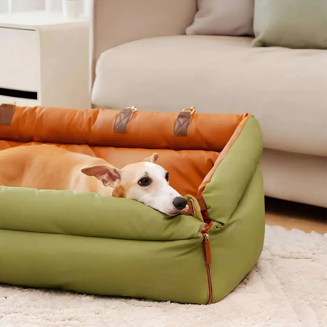 Dog Car Seat Bed – Orthopedic Booster for Joint Support