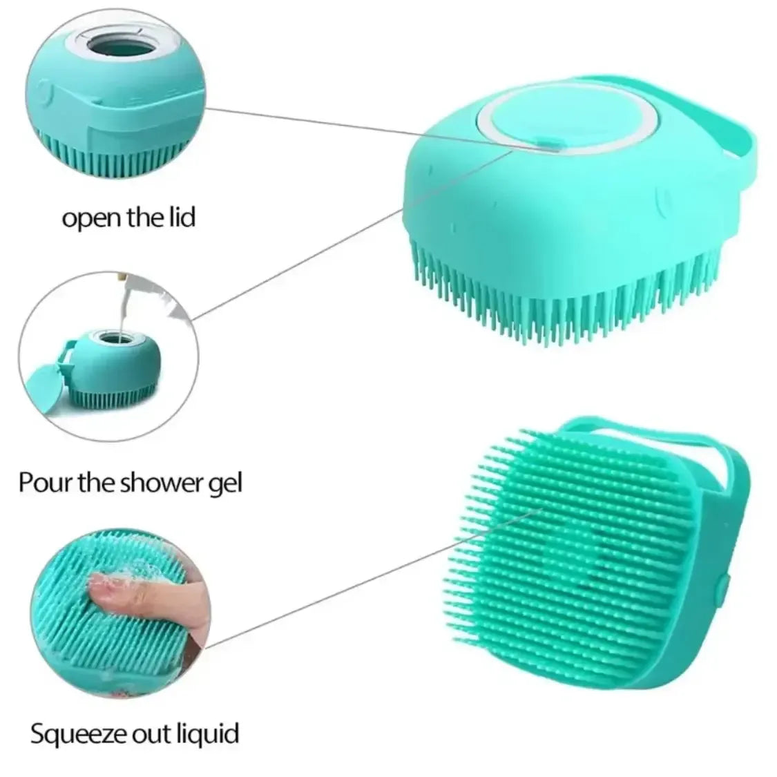 Dog Shampoo Brush