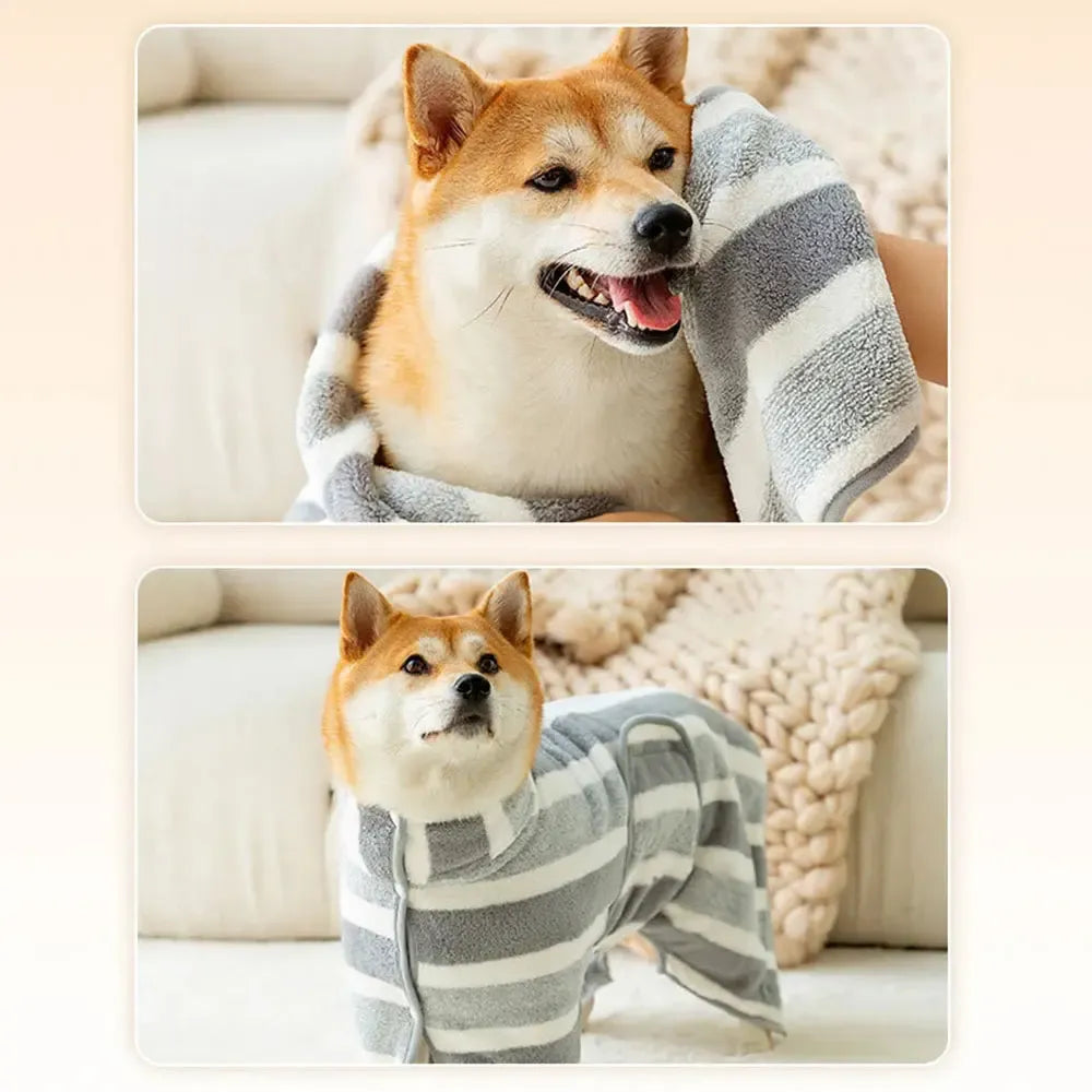 Dog Towel Robe