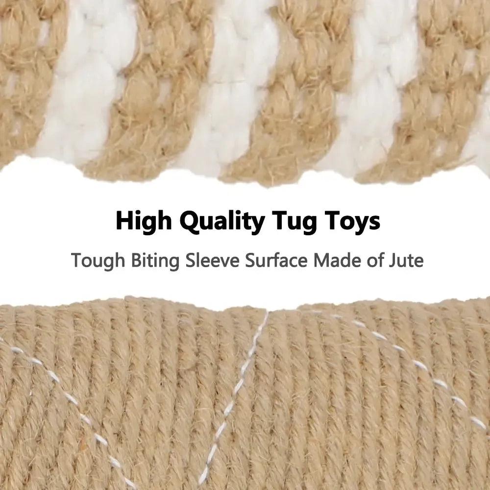 Dog Tug Toy With Dual Rope Handles