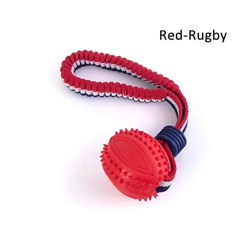 Durable Rope Dog Ball with Chewy Texture