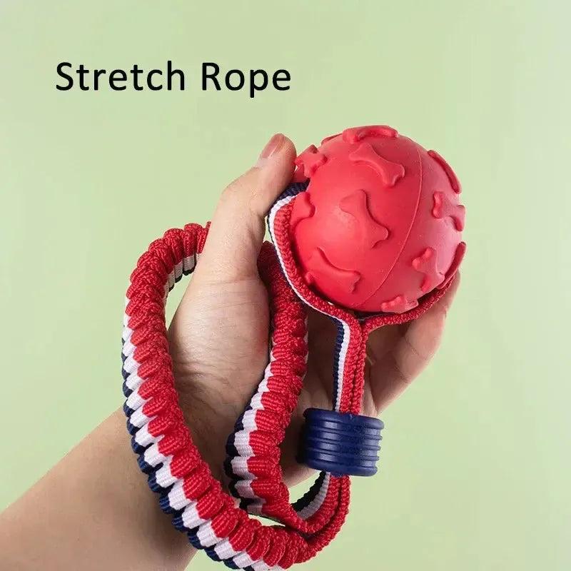 Durable Rope Dog Ball with Chewy Texture
