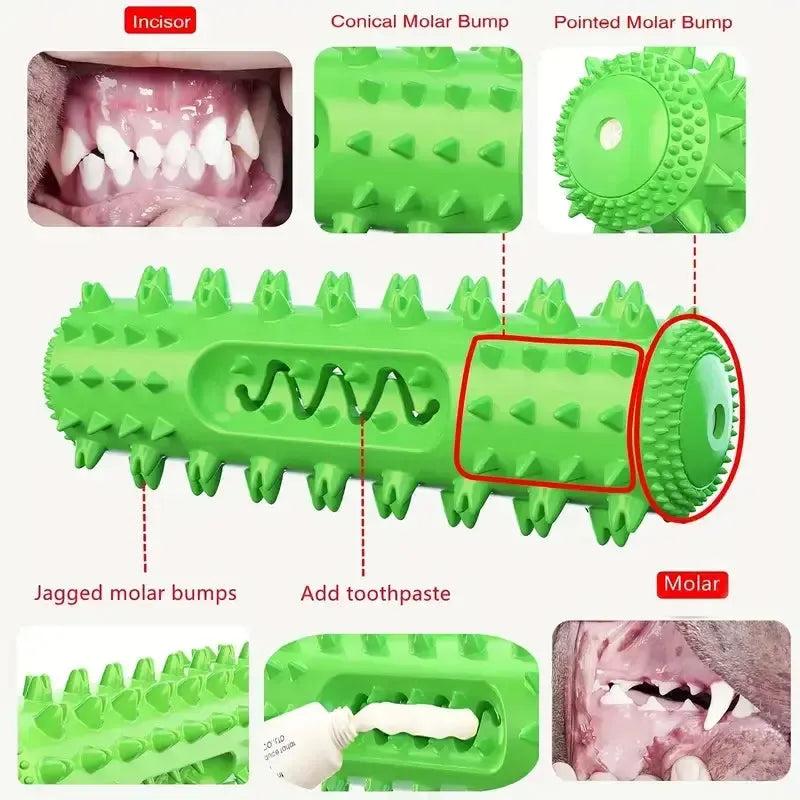 Durable Vet-Approved Dental Stick with Milk Flavor & Squeak
