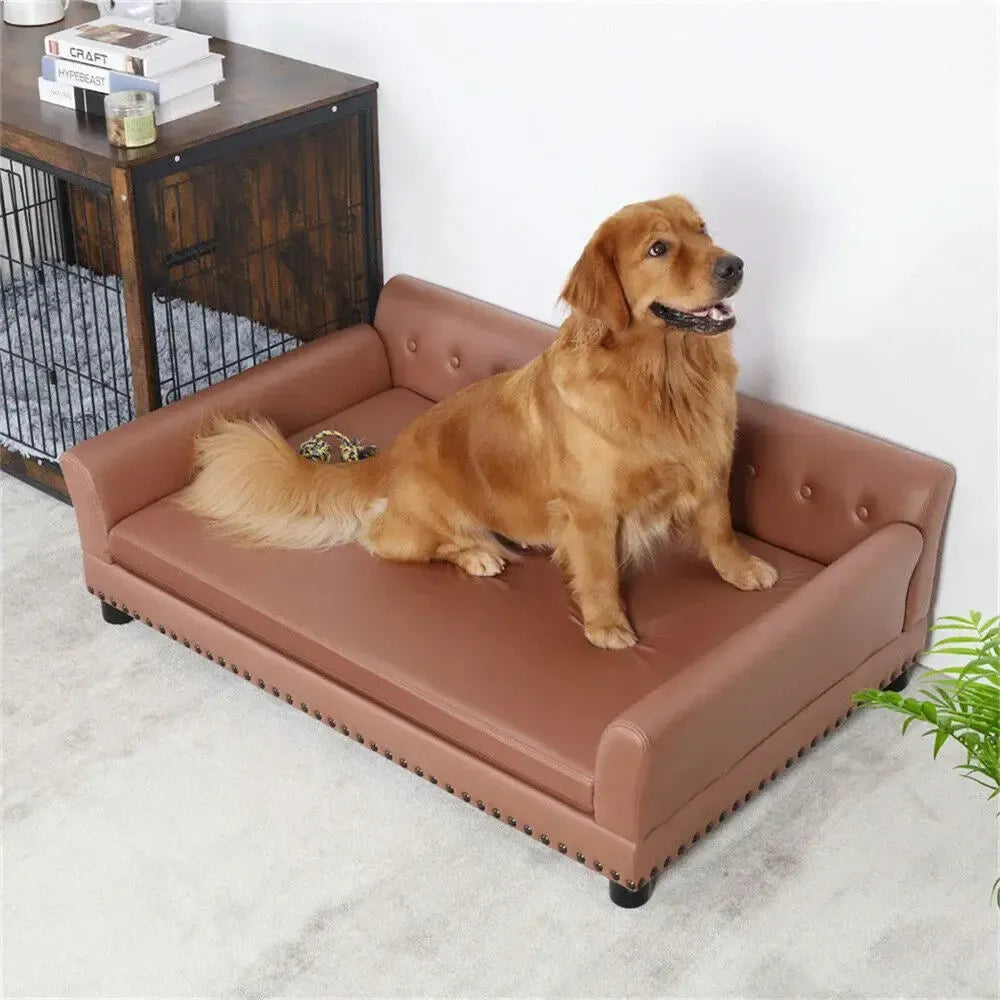 Elevated Luxury Dog Sofa Bed | Waterproof & Orthopedic