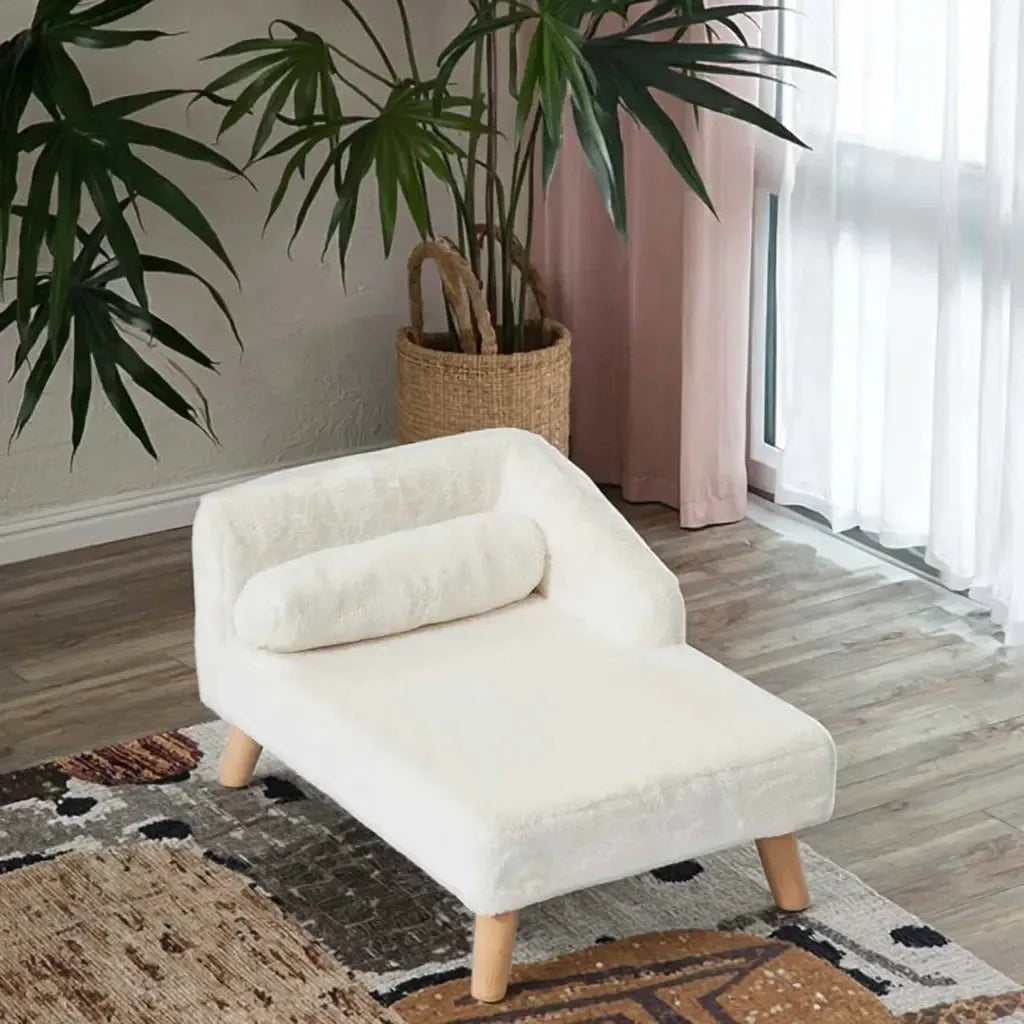 Elevated Small Dog Sofa Bed | With Orthopedic Cushion & Waterproof Cover