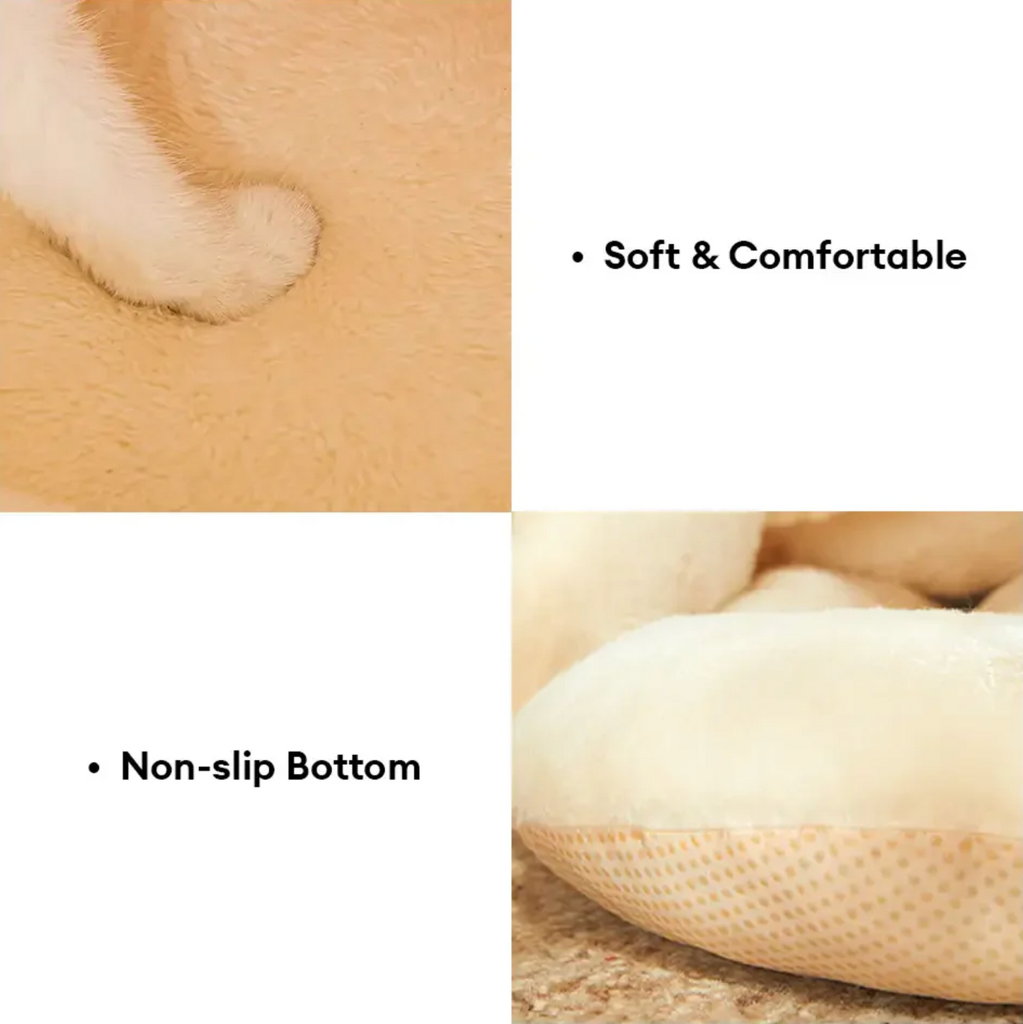 Enclosed Slipper-Style Dog Bed