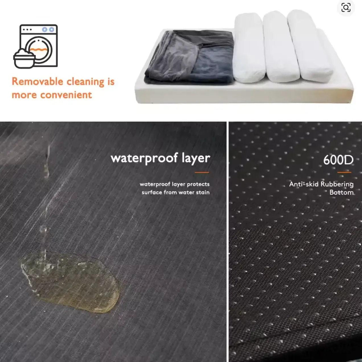 Extra Large Orthopedic Dog Bed | for Heavy Dogs