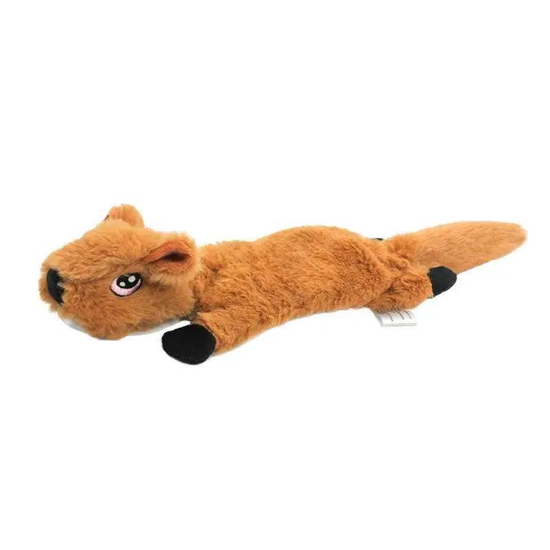 Extra-Long Squeaky Animal Dog Toy – 45cm Stuffing-Free Plush