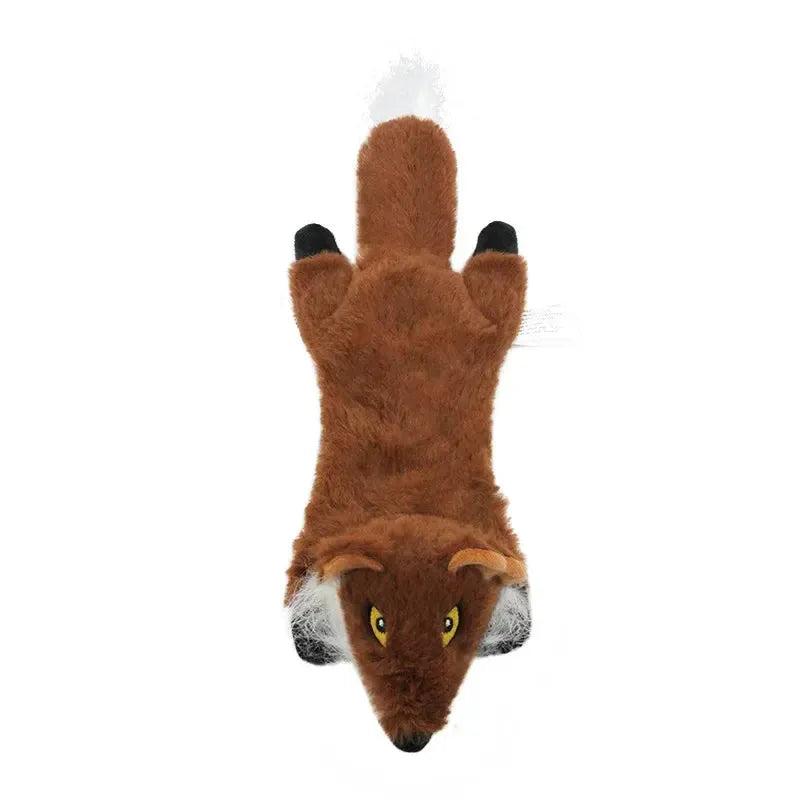 Extra-Long Squeaky Animal Dog Toy – 45cm Stuffing-Free Plush